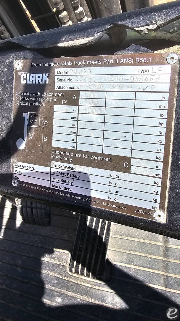 1995 Clark CGC25