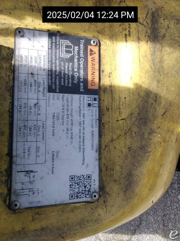2021 Hyster H50XT