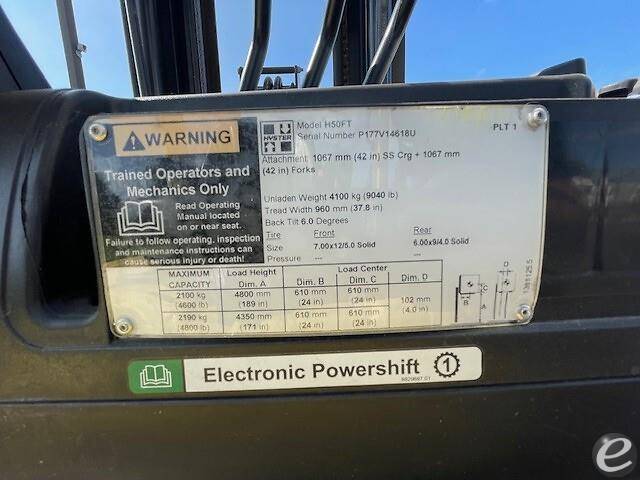 2020 Hyster H50FT LP Gas Forklift - 123Forklift