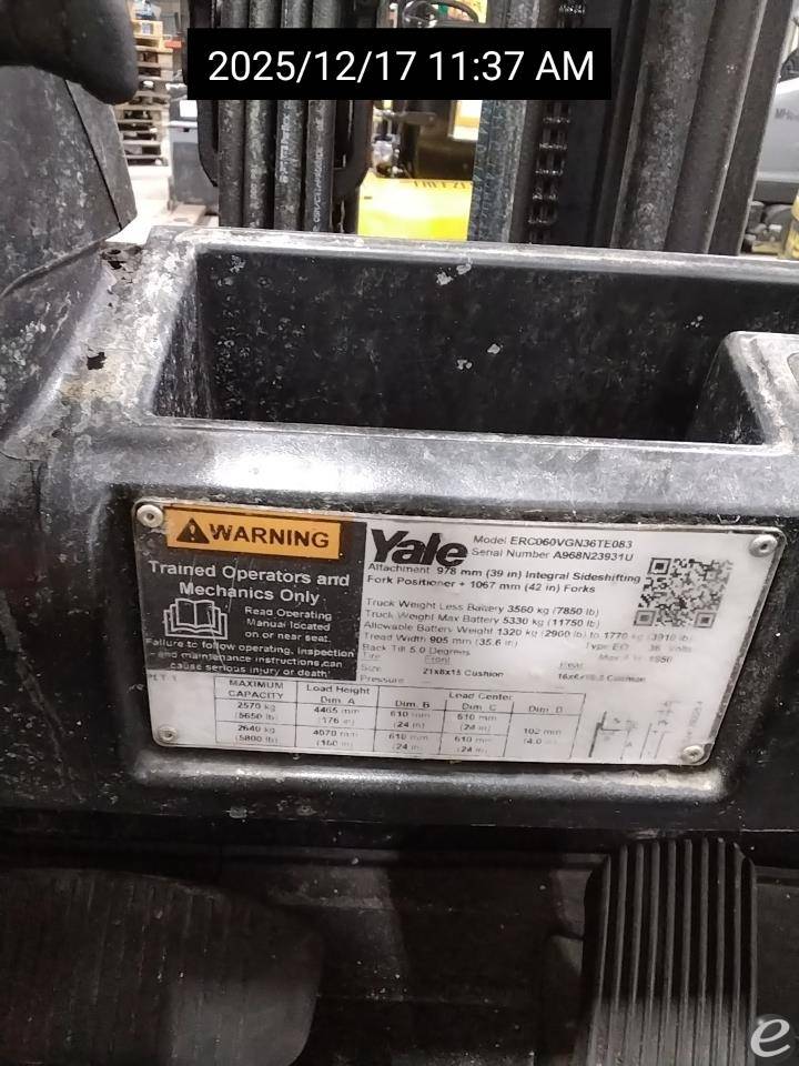 2020 Yale ERC060VG