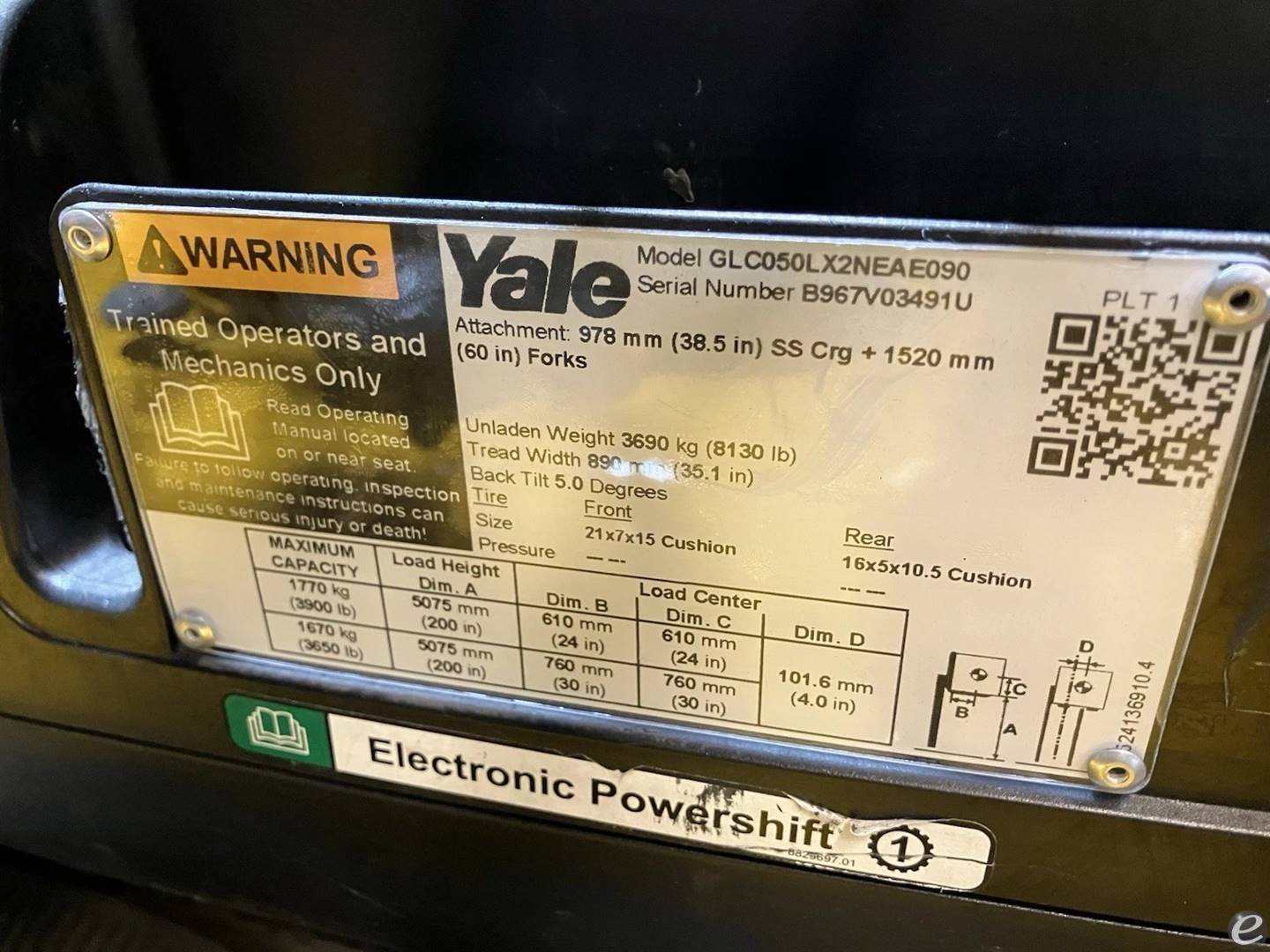 2021 Yale GLC050