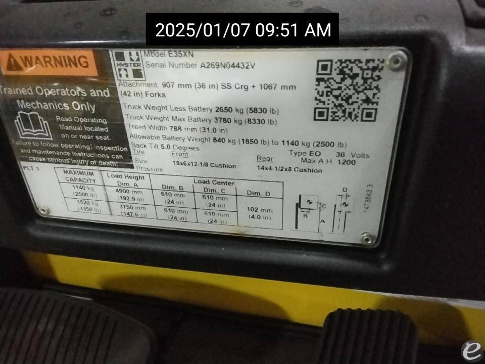 2021 Hyster E35XN