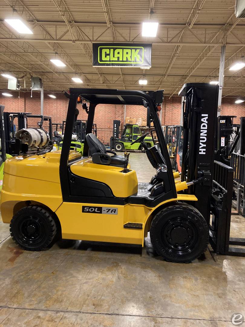 2017 Hyundai 50L-7A LP Gas Forklift - 123Forklift