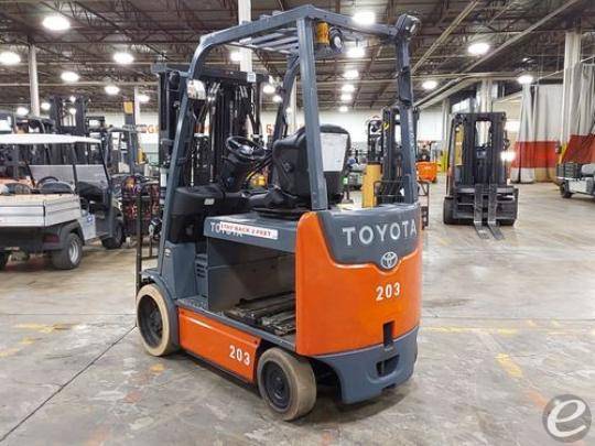 2017 Toyota 8FBCHU25 Electric Forklift - 123Forklift