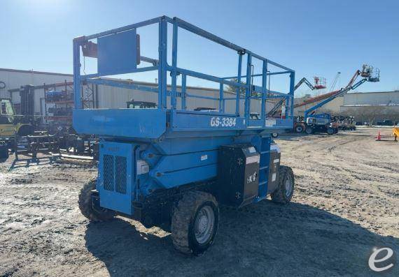 2015 Genie GS-3384 RT Diesel Scissor Lift - 123Forklift
