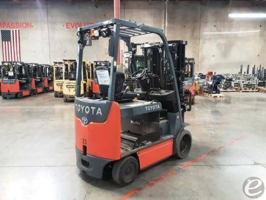2017 Toyota 8FBCHU25 Electric Forklift - 123Forklift