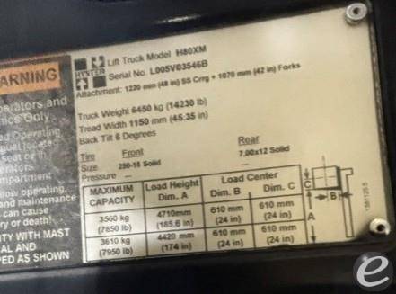 2004 Hyster H80XM