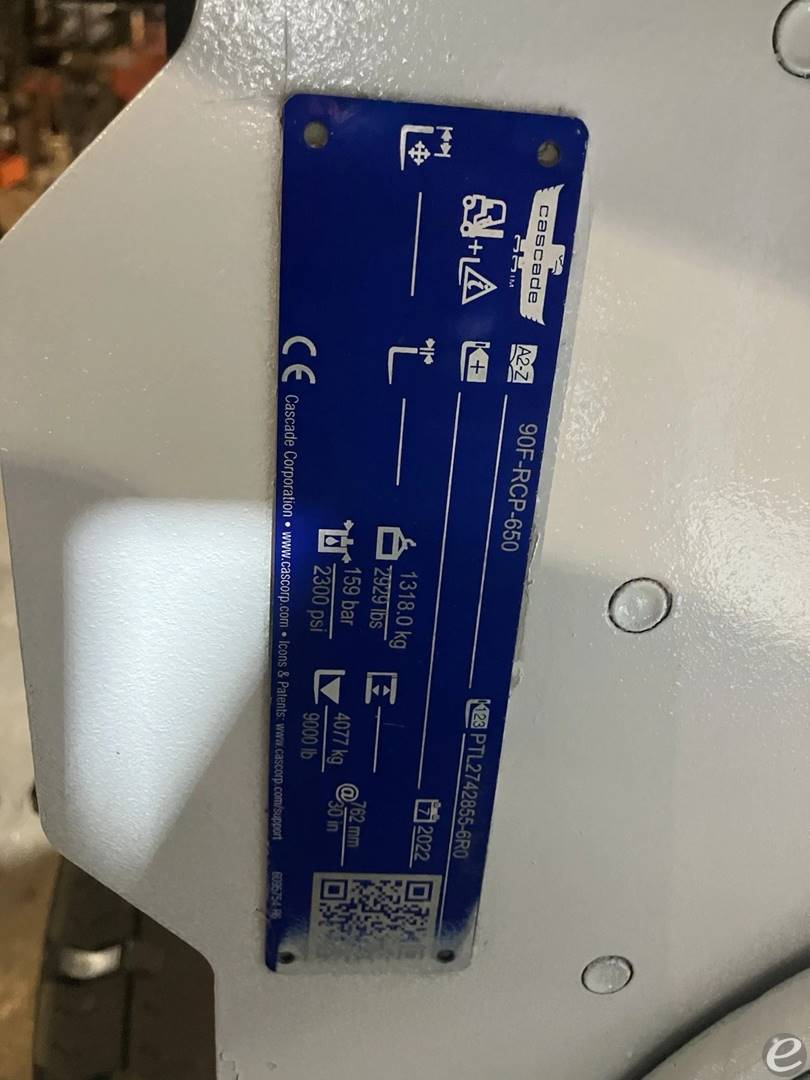 2022 Cascade 90F-RCP-650