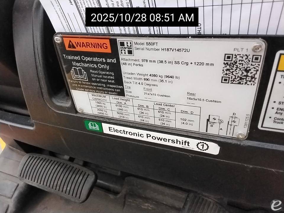 2020 Hyster S50FT