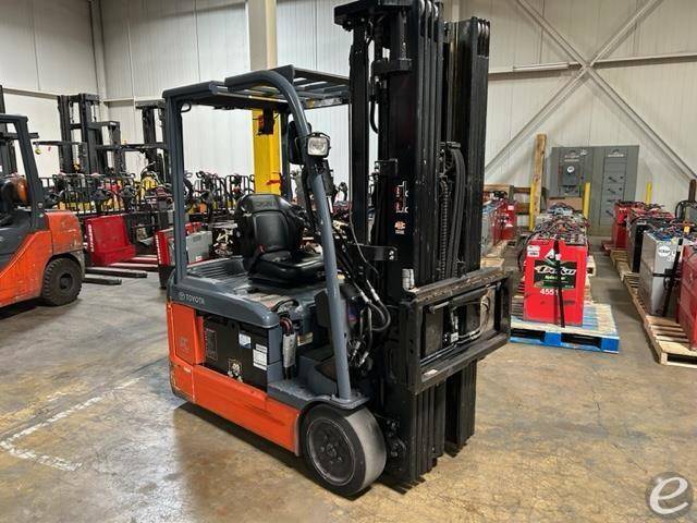 2018 Toyota 8FBE20U Electric Forklift - 123Forklift