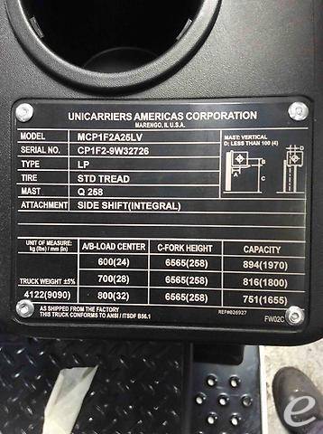2020 Nissan                                             CF50LP LP Gas Forklift - 123Forklift