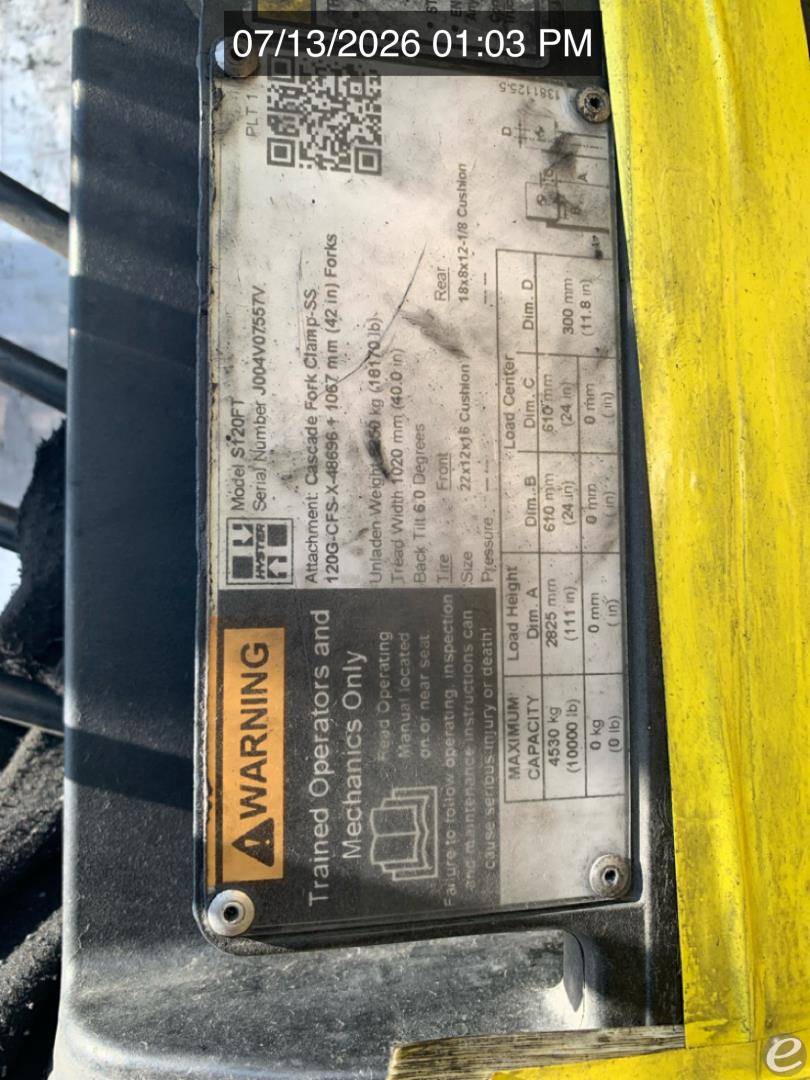2021 Hyster S120FT