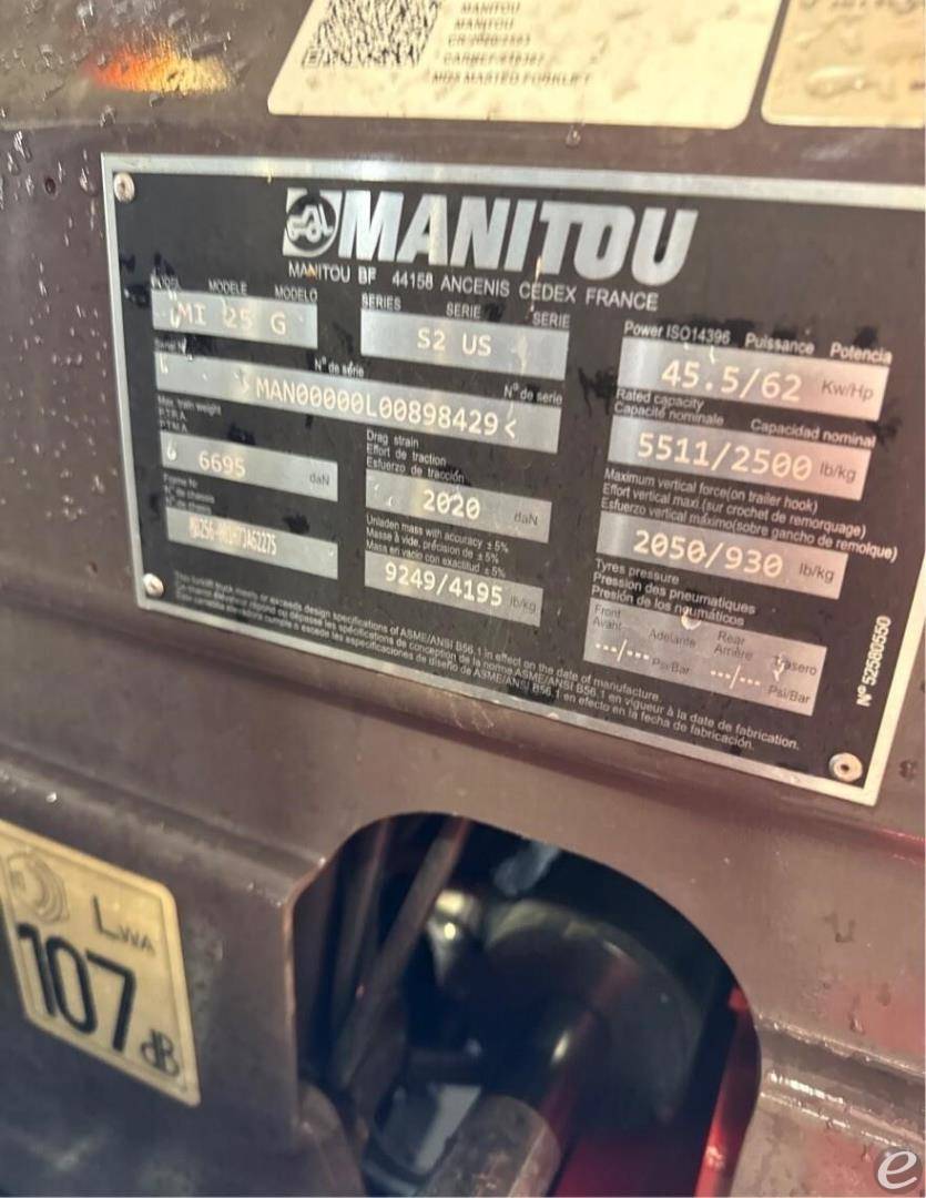 2023 Manitou MI25G