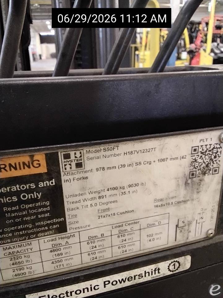 2019 Hyster S50FT