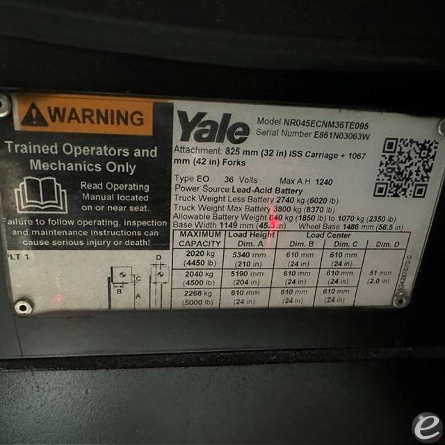 2022 Yale NR045EC