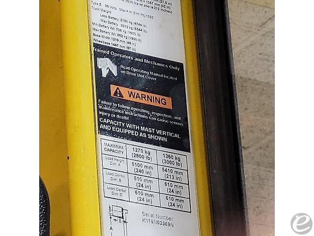 2015 Hyster R30XM3