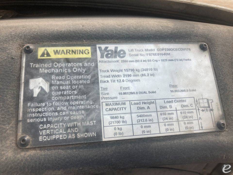 2014 Yale GDP230D
