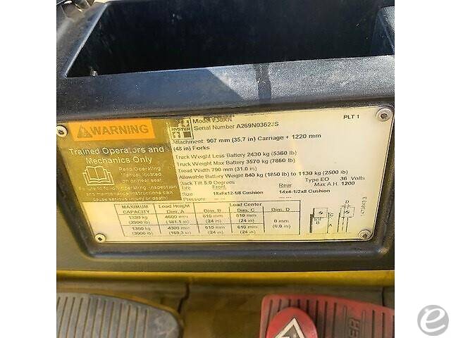 2018 Hyster E30XN Electric Forklift - 123Forklift