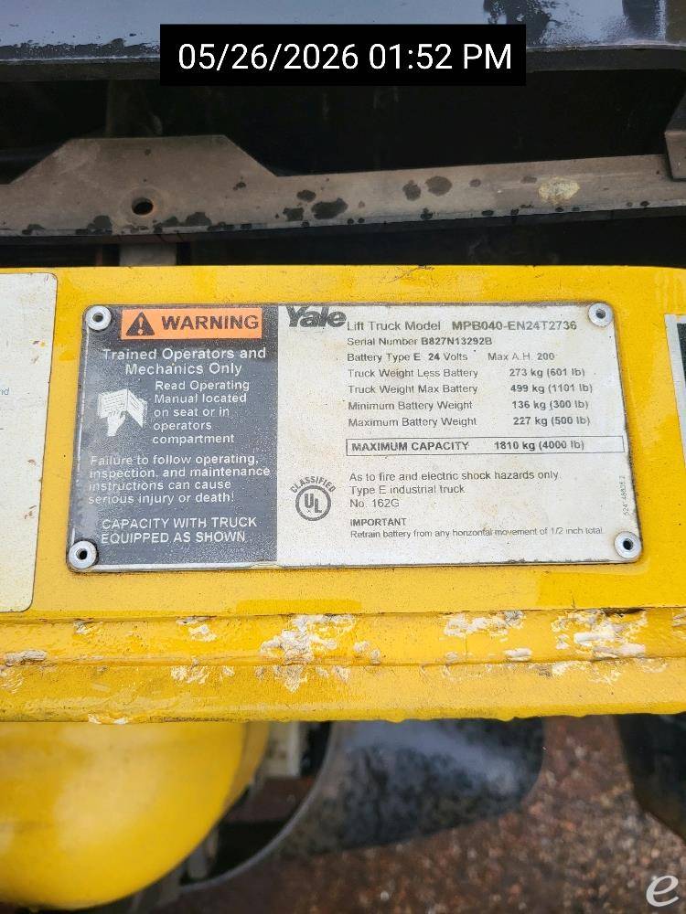 2004 Yale MPB040-E