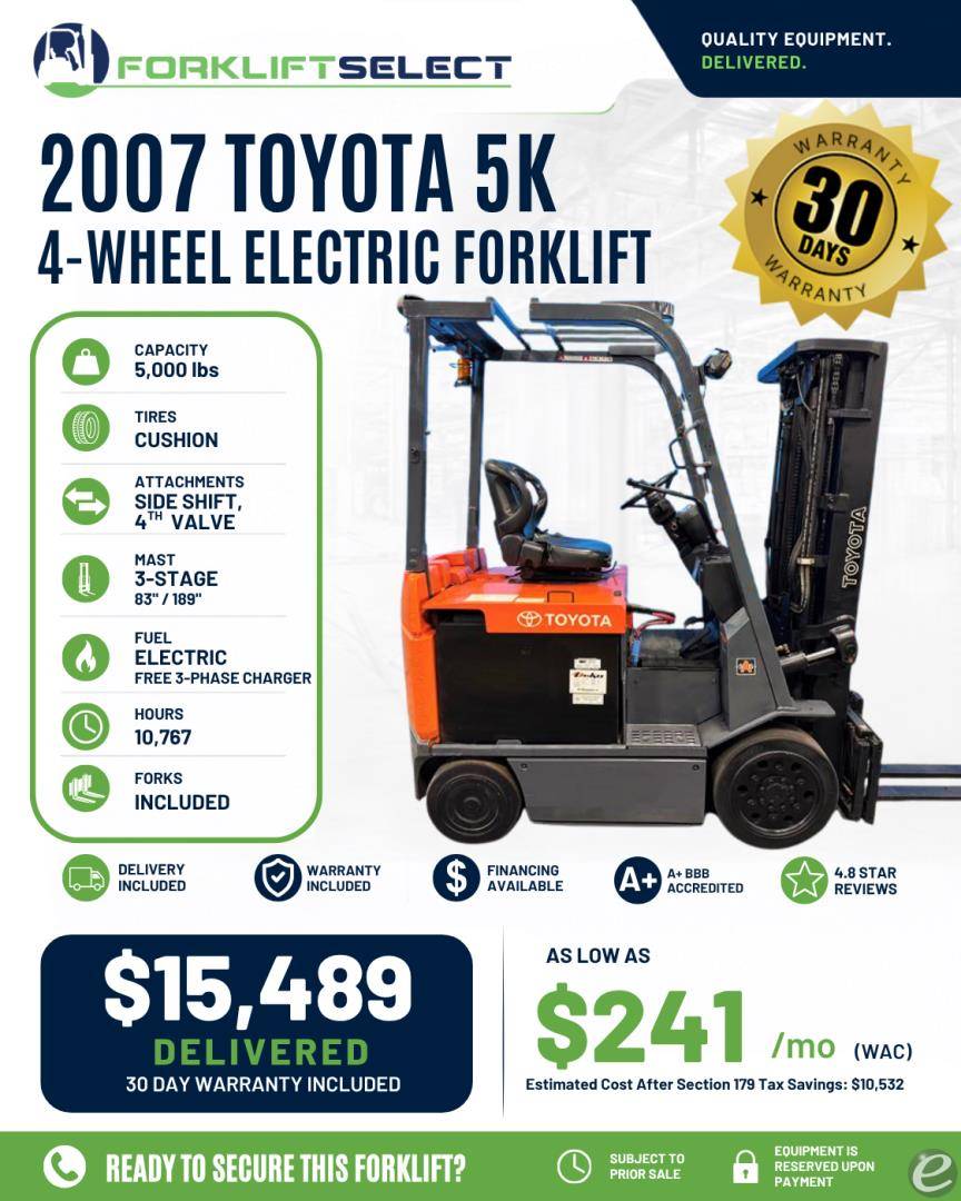 2007 Toyota 7FBCU25