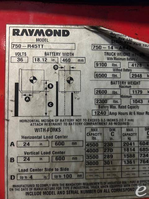 Raymond 750R45TT