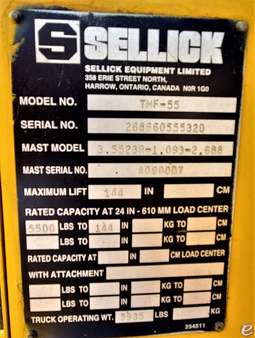 2006 Sellick TMF-55