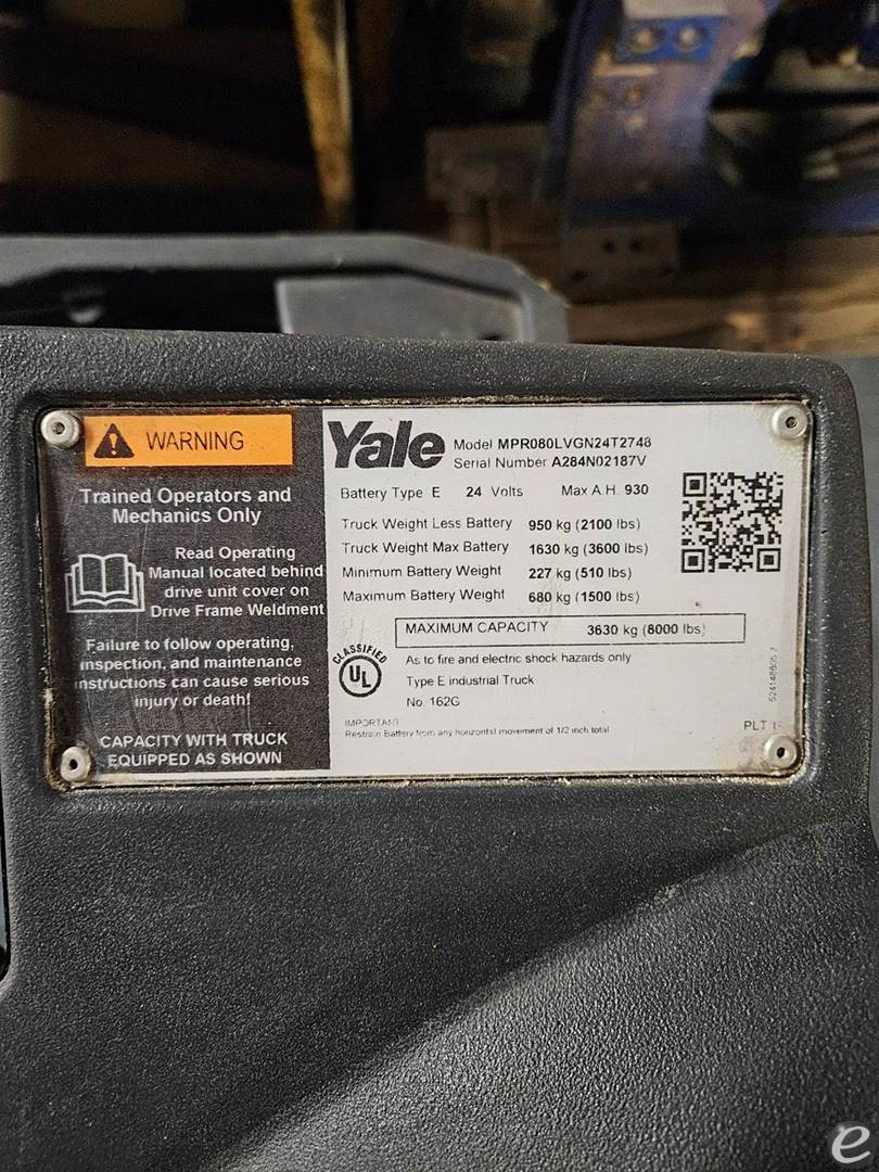2021 Yale MPR080VG