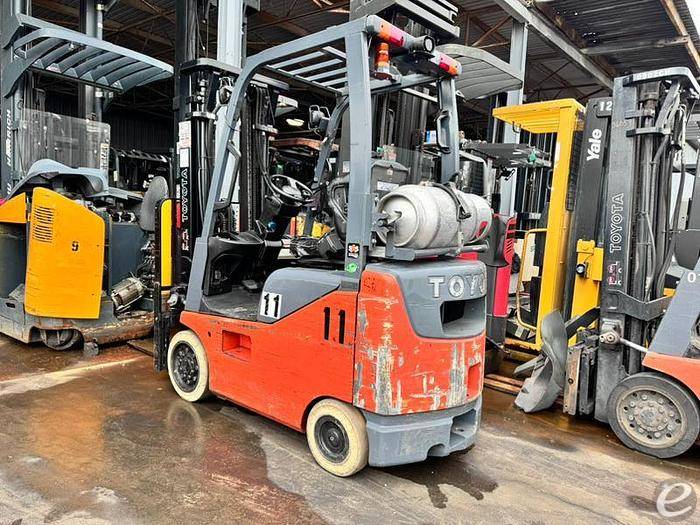 2014 Toyota 8FGCU15 LP Gas Forklift...