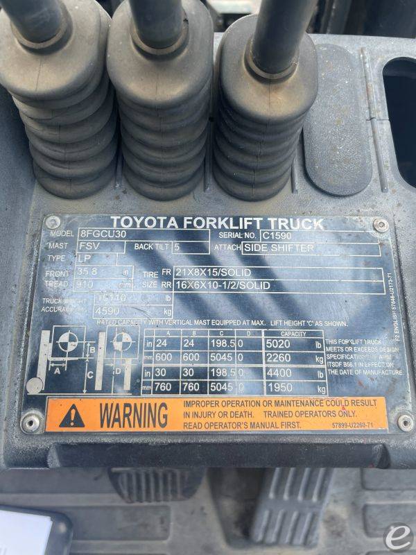 2020 Toyota 8FGCU30