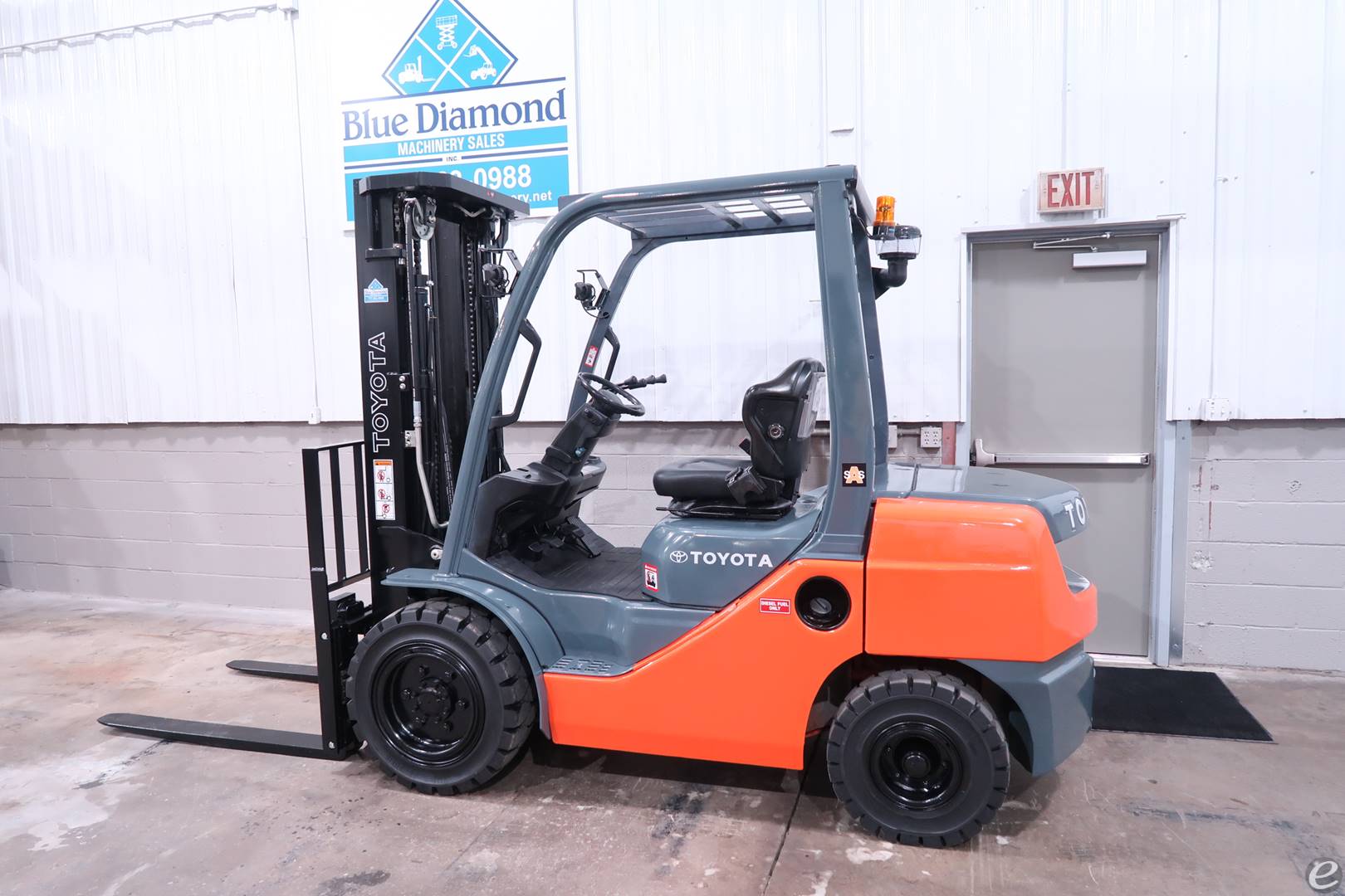 2016 Toyota 8FDU30 Diesel Forklift - 123Forklift