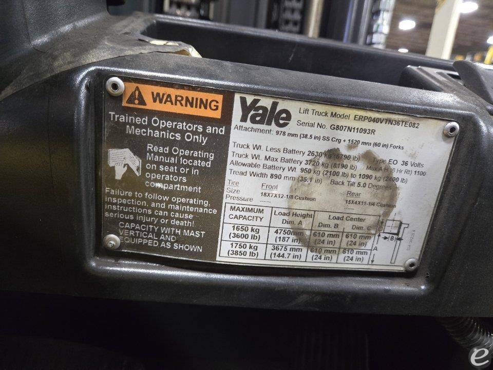 2017 Yale ERP040VT