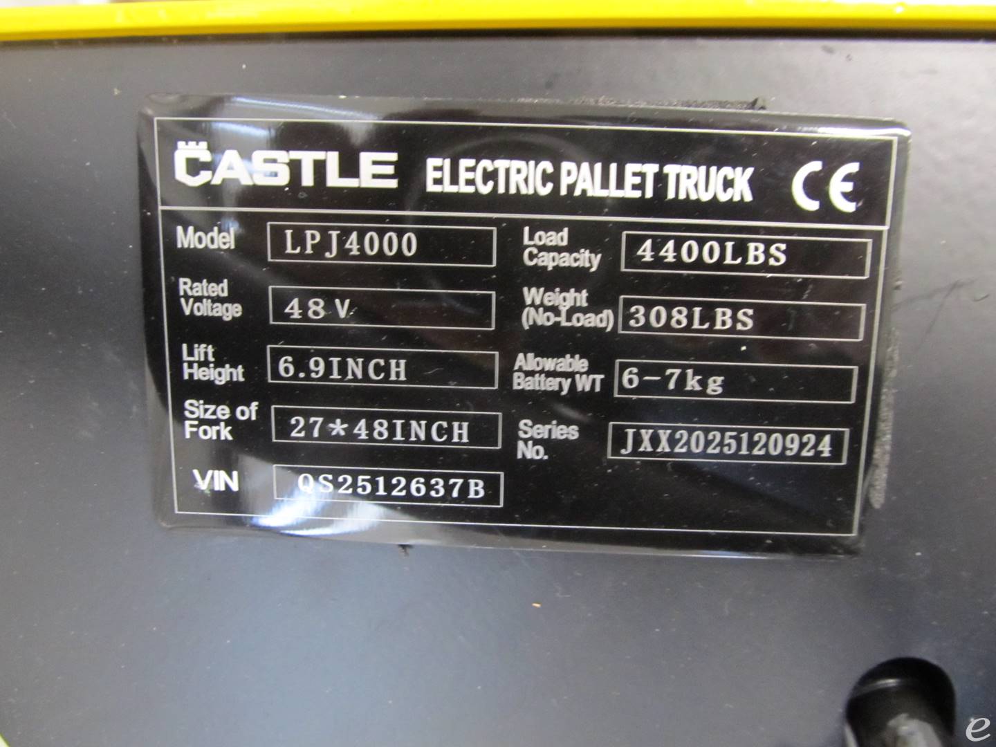 2026 Castle LPJ4000