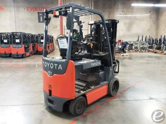 2017 Toyota 8FBCHU25 Electric Forklift - 123Forklift