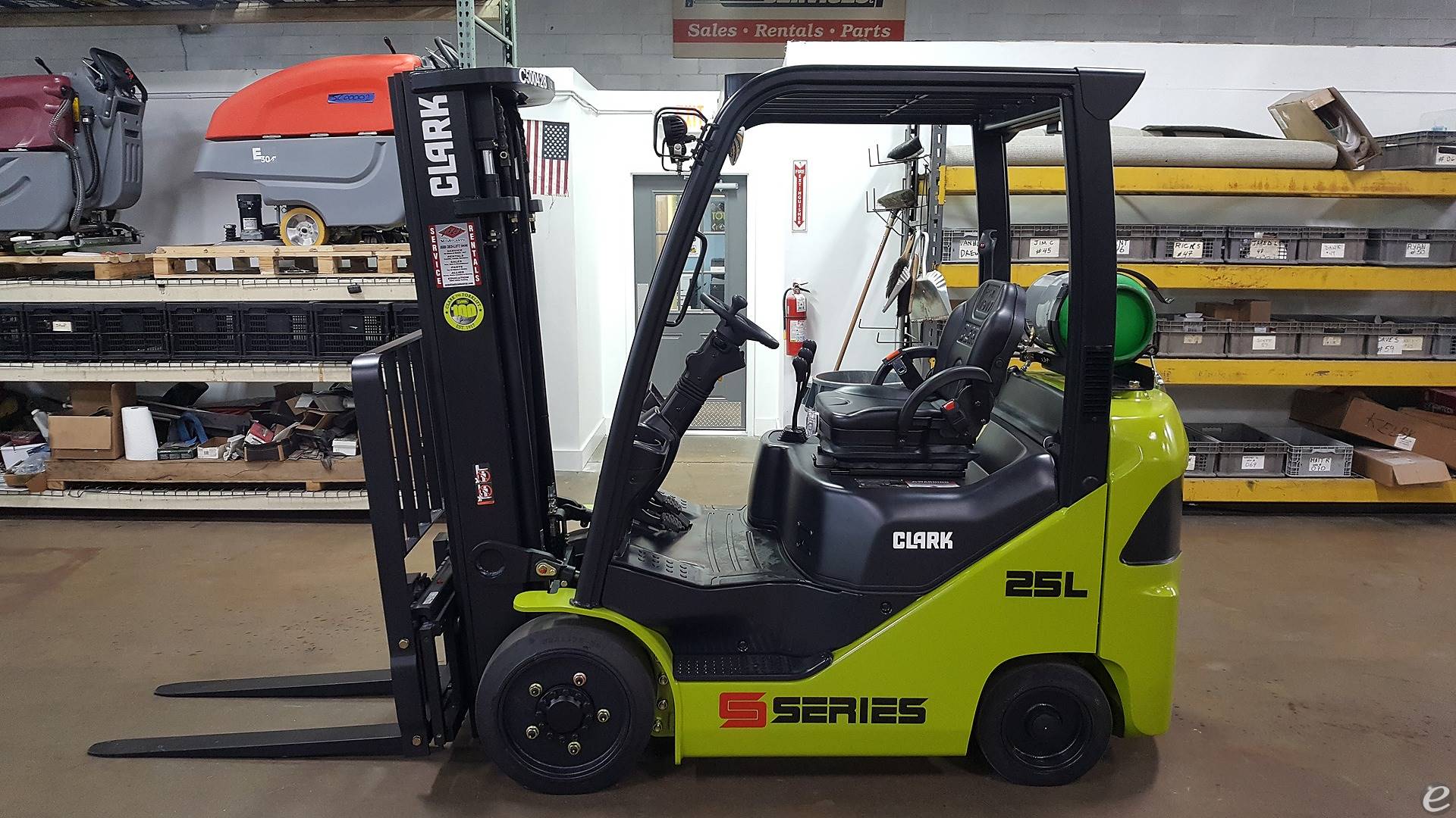 2019 Clark S25C LP Gas Forklift - 123Forklift