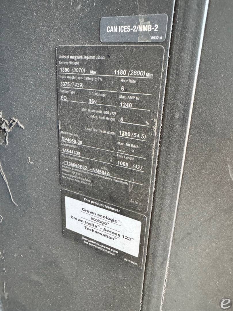 2018 Crown SP4050-30