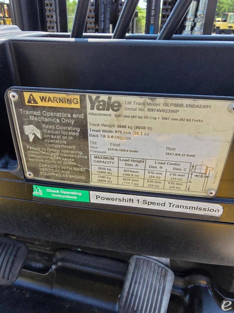 2016 Yale GLP050MX