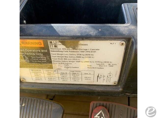 2018 Hyster E60XN Electric Forklift - 123Forklift