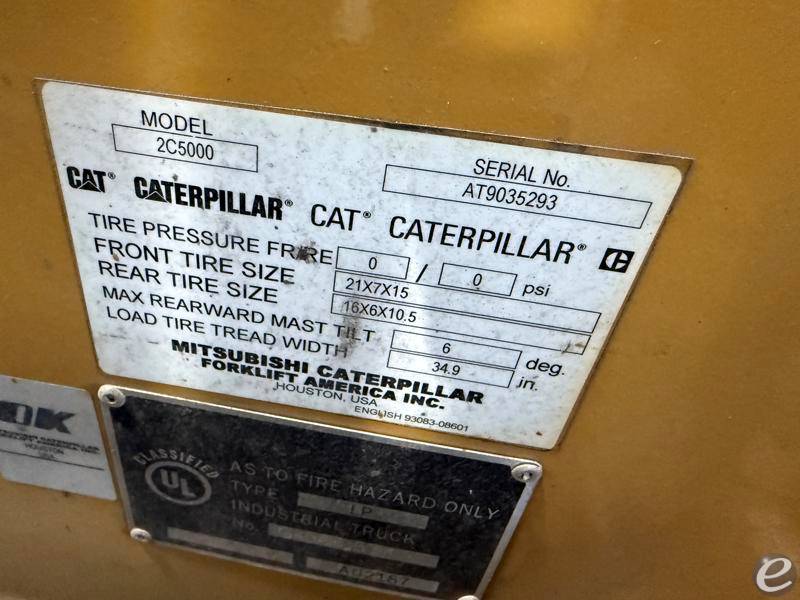 2013 Cat 2C5000