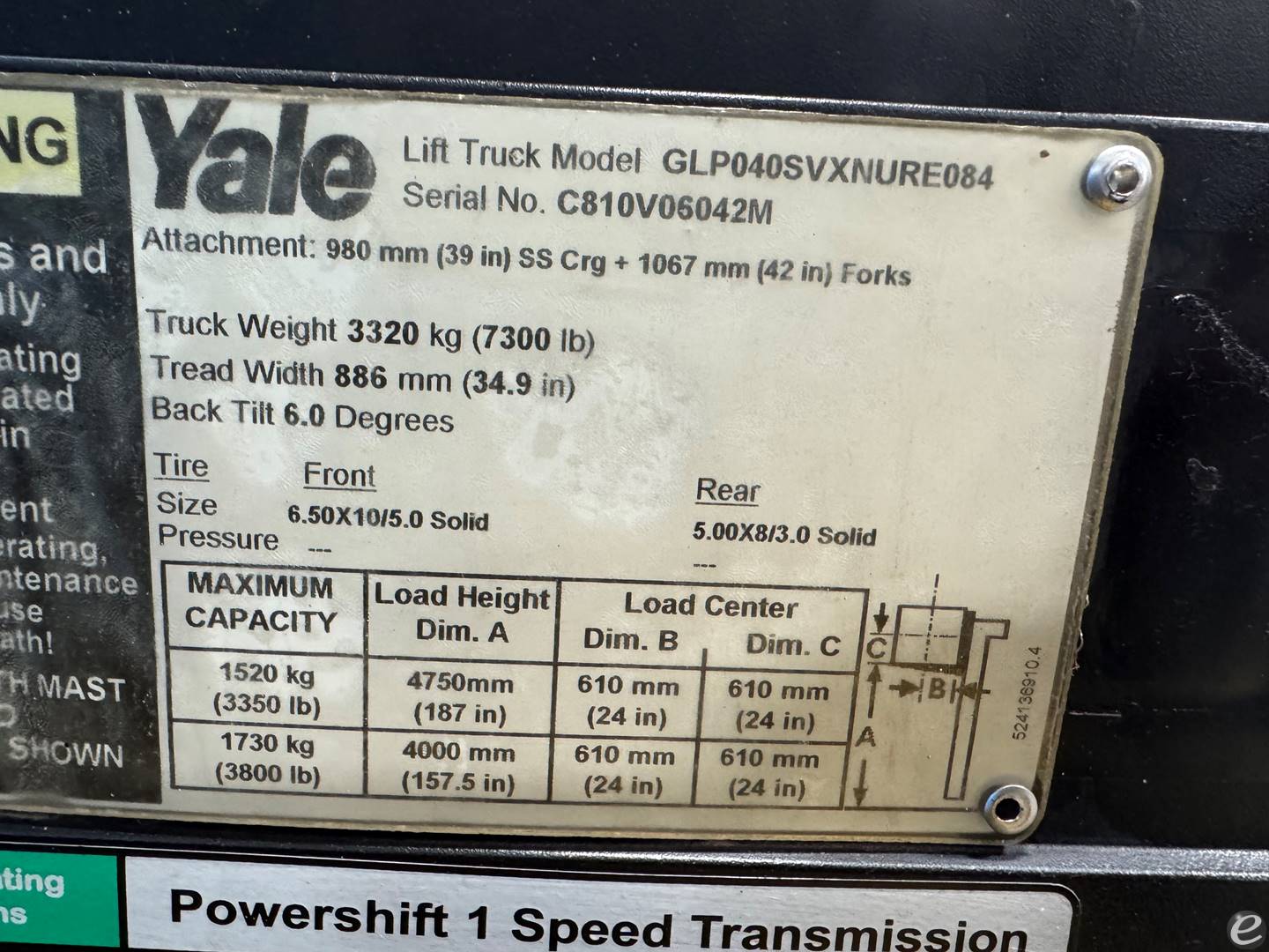 2014 Yale GLP040SVX