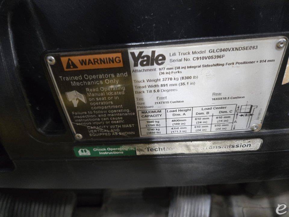 2016 Yale GC040VX