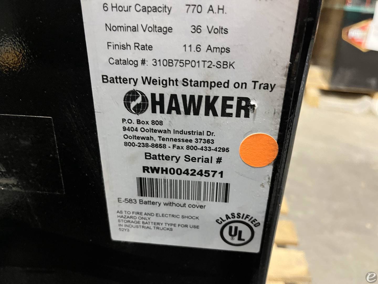 2022 Hawker 18FLX77043