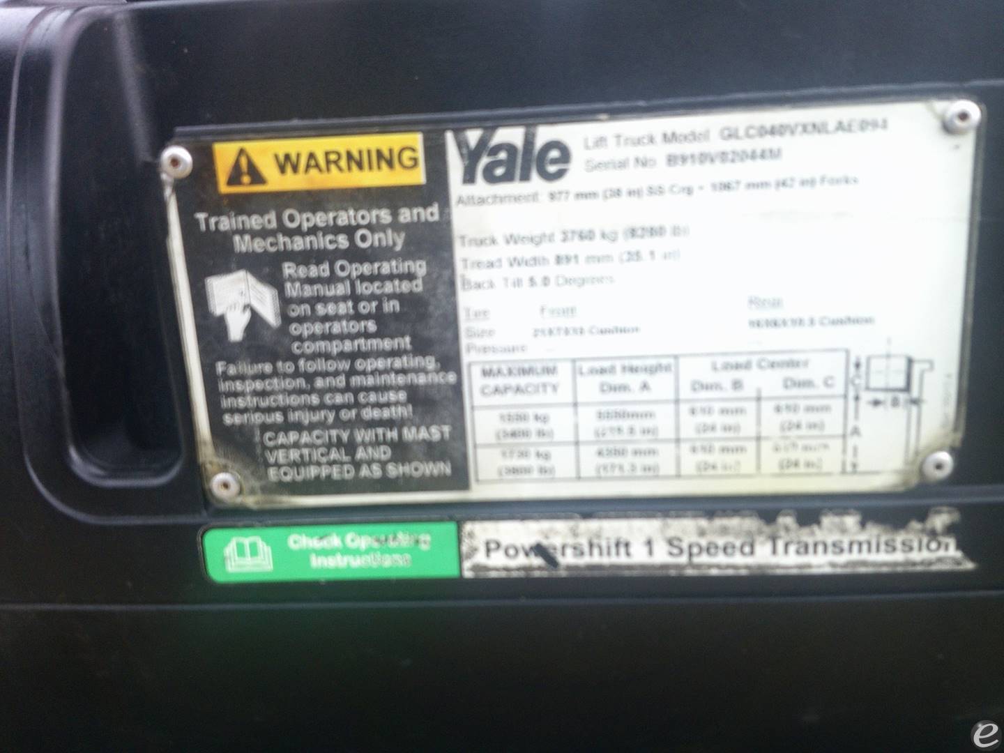 2014 Yale GLC040VXNLAE094