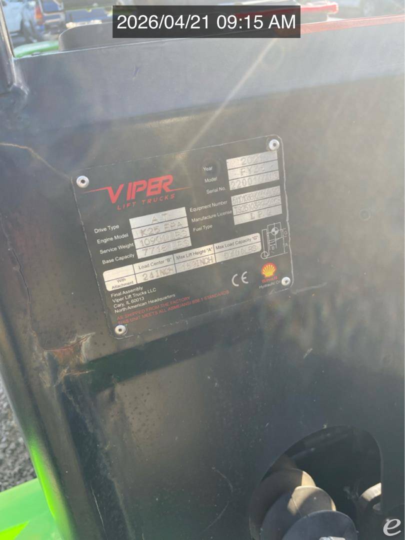 2021 Viper Lift Trucks FY35