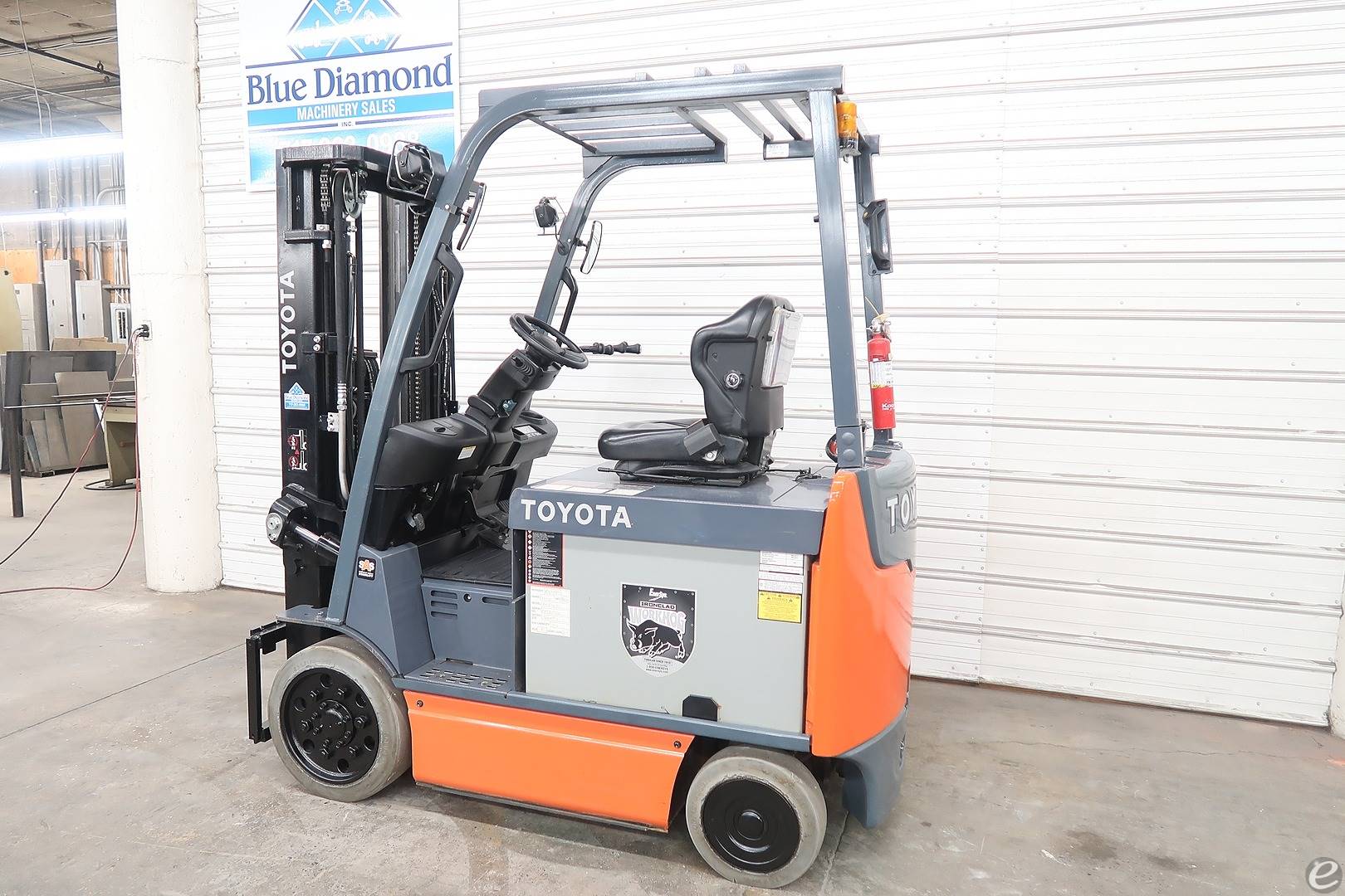 2015 Toyota 8FBCHU25 Electric Forklift - 123Forklift