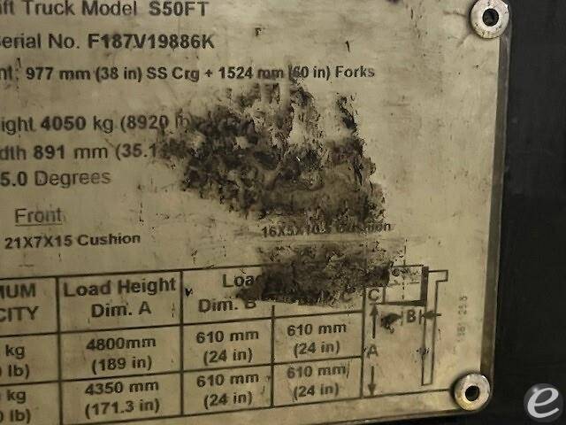2012 Hyster S50FT LP Gas Forklift - 123Forklift
