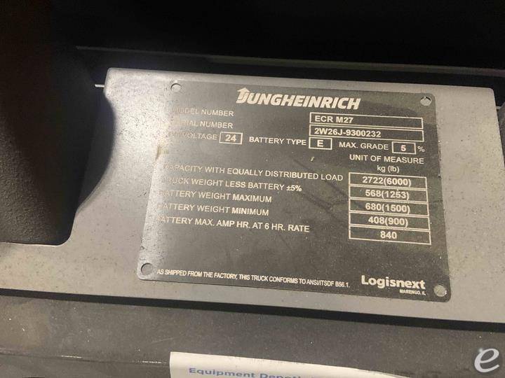 2022 Jungheinrich ECR M27