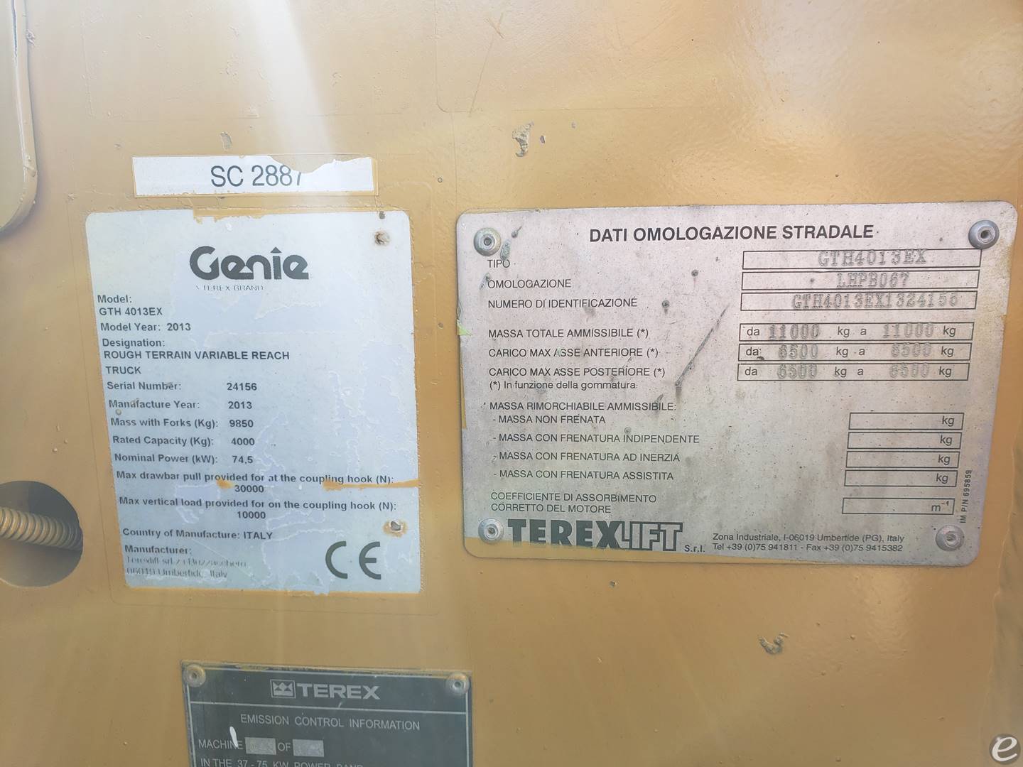2013 Genie GTH4013EX