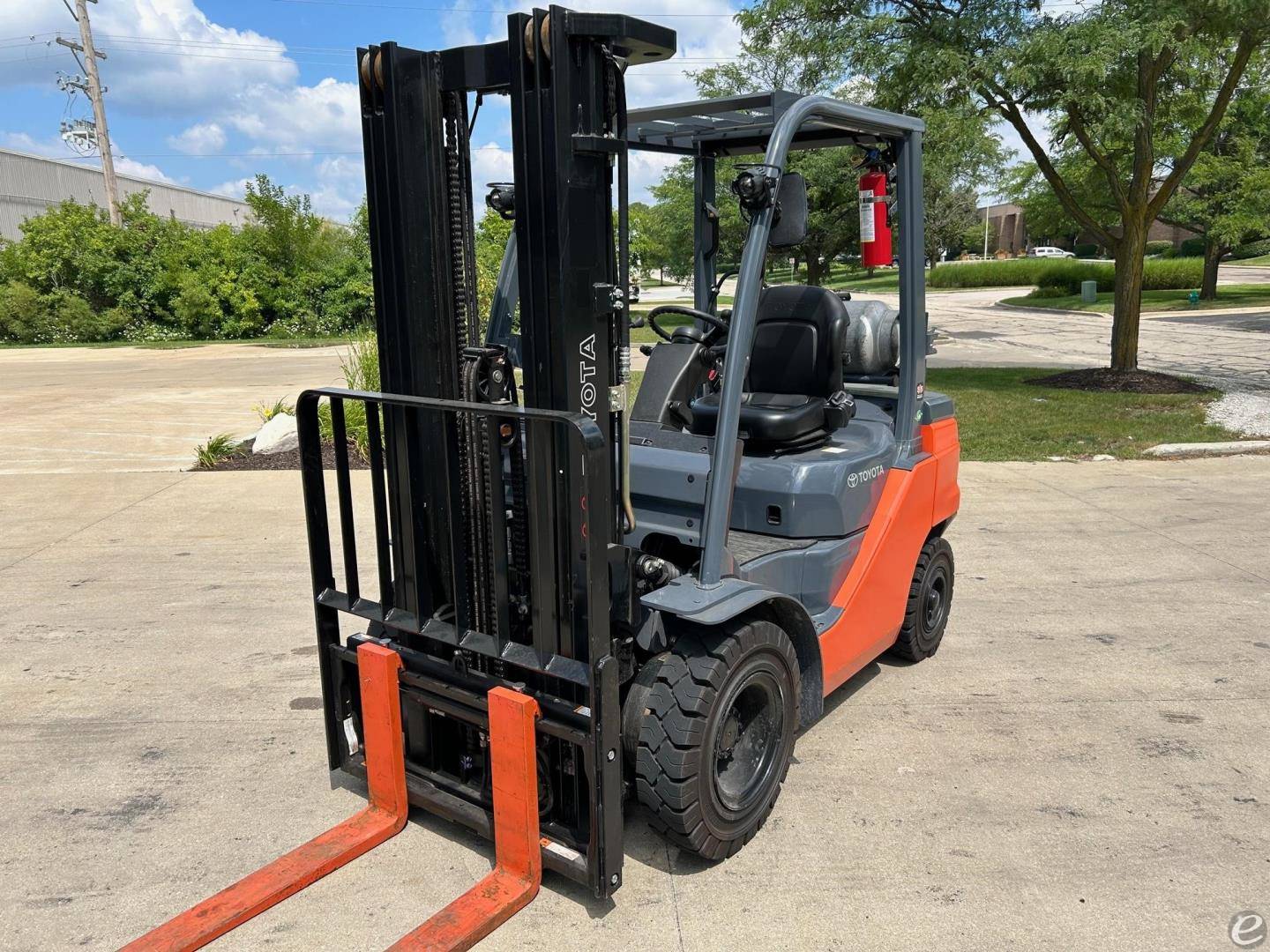 2021 Toyota 8FGU25 LP Gas Forklift - 123Forklift