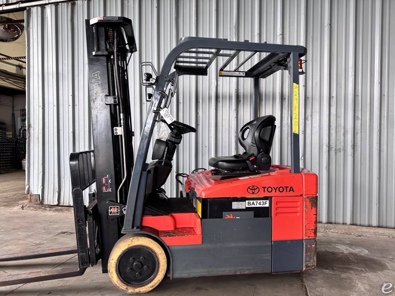 2015 Toyota 7FBEU18 Electric Forklift - 123Forklift