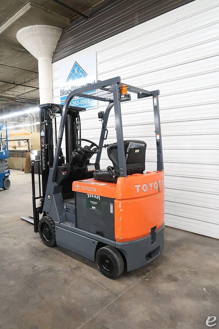 2013 Toyota 7FBCU15 Electric Forklift - 123Forklift